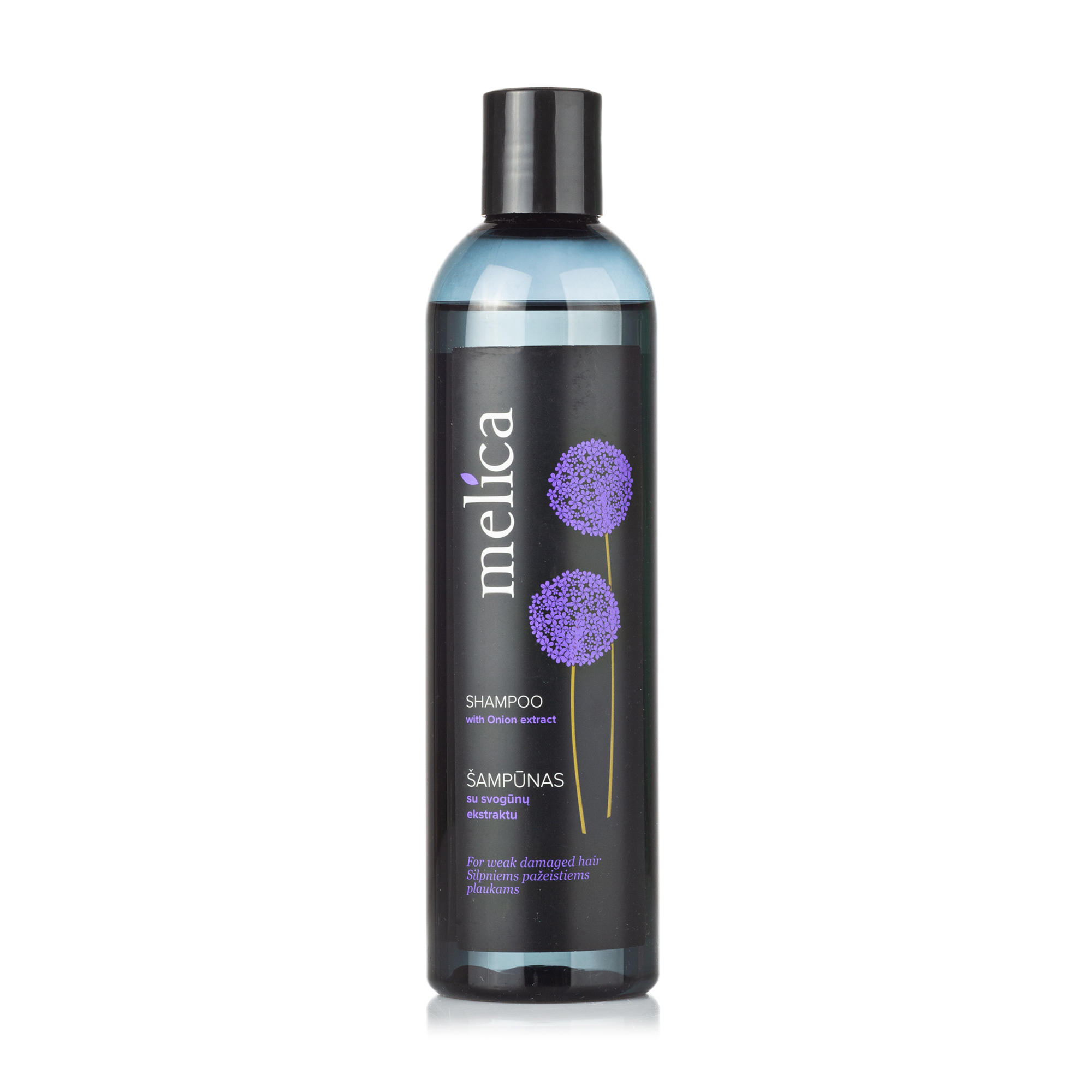 Шампунь Melica Shampoo для пошкодженого і слабкого волосся, з екстрактом цибулі, 300 мл